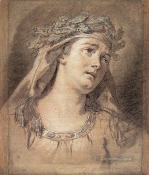  Neoclassicism Painting - Sorrow Neoclassicism Jacques Louis David